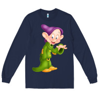 Navy dopey Long Sleeve Tee - linhVisuals