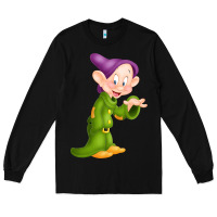 Black dopey Long Sleeve Tee - linhVisuals