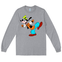 Heather Grey goofy Long Sleeve Tee - linhVisuals