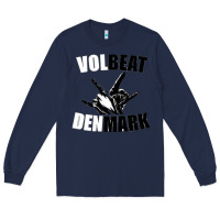 Navy volbeat denmark Long Sleeve Tee - linhVisuals