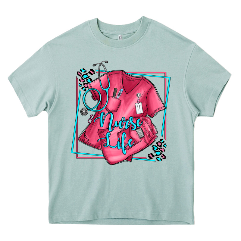 Nurse Life Olivia Heavy Core Tee by OliviaCreatesArt | Teevron