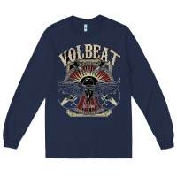 Navy volbeat est.2001 Long Sleeve Tee - linhVisuals