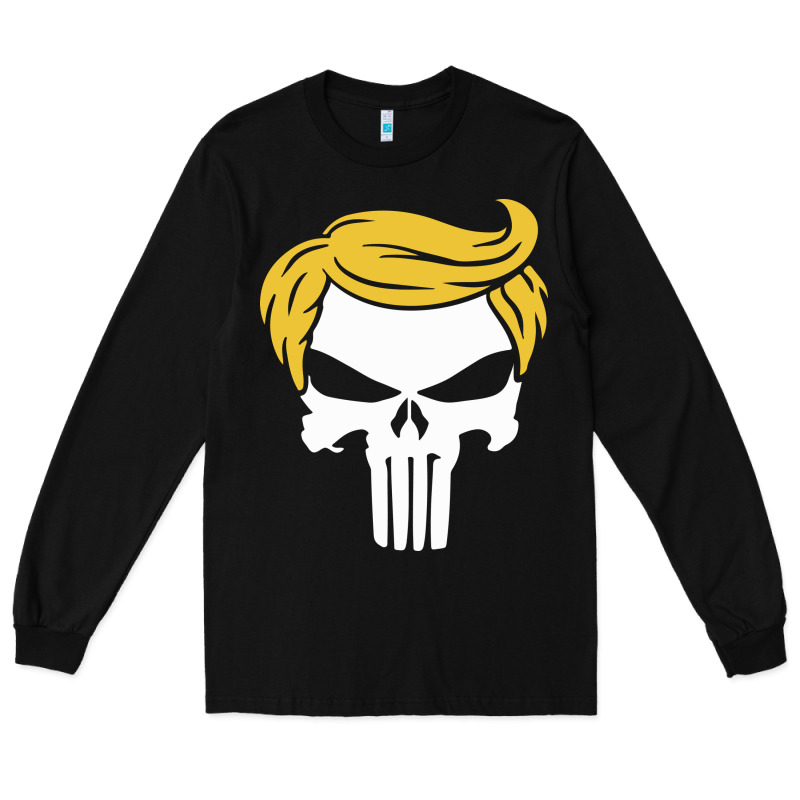 Trump Skull Long Sleeve Tee by linhVisuals | Teevron