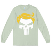 Matcha trump skull Long Sleeve Tee - linhVisuals