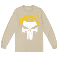 Mushroom trump skull Long Sleeve Tee - linhVisuals