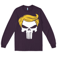 Plum trump skull Long Sleeve Tee - linhVisuals