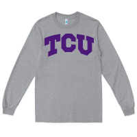 Heather Grey Texas Christian University Long Sleeve Tee - linhVisuals