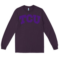 Plum Texas Christian University Long Sleeve Tee - linhVisuals