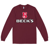 Burgundy we all are beck Long Sleeve Tee - linhVisuals