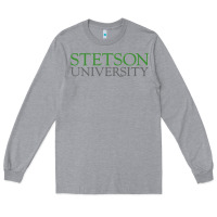 Heather Grey Stetson University Long Sleeve Tee - linhVisuals