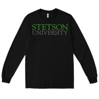 Black Stetson University Long Sleeve Tee - linhVisuals