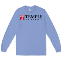 Colony Blue Temple University Long Sleeve Tee - linhVisuals