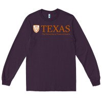 Plum The University of Texas Austin Long Sleeve Tee - linhVisuals