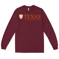Burgundy The University of Texas Austin Long Sleeve Tee - linhVisuals