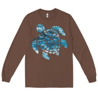 Chestnut ocean sea turtle Long Sleeve Tee - linhVisuals