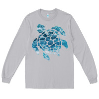 Moon Dust ocean sea turtle Long Sleeve Tee - linhVisuals