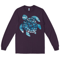 Plum ocean sea turtle Long Sleeve Tee - linhVisuals