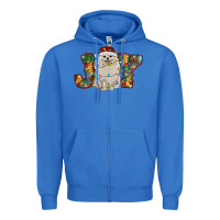 True Royal pomeranian christmas joy Zipper Hoodie - RanaPortraitStore