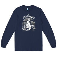 Navy the menzingers 1 Long Sleeve Tee - linhVisuals