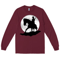 Burgundy red dead redemption Long Sleeve Tee - linhVisuals