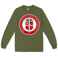 Army Green Texas Tech University Long Sleeve Tee - linhVisuals