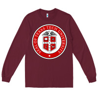 Burgundy Texas Tech University Long Sleeve Tee - linhVisuals