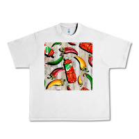 Lunar Rock mexican chili and pepper seamless pattern Urban Heavy Tee - BundleAndBundleShop