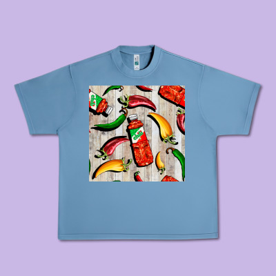 Mexican Chili And Pepper Seamless Pattern Urban Heavy Tee Designed By Bundleandbundleshop