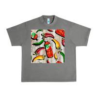 Tornado mexican chili and pepper seamless pattern Urban Heavy Tee - BundleAndBundleShop