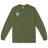 Army Green Tulane University Long Sleeve Tee - linhVisuals
