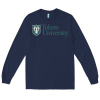 Navy Tulane University Long Sleeve Tee - linhVisuals