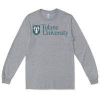 Heather Grey Tulane University Long Sleeve Tee - linhVisuals