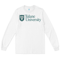 White Tulane University Long Sleeve Tee - linhVisuals