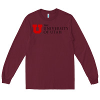 Burgundy The University of Utah Long Sleeve Tee - linhVisuals