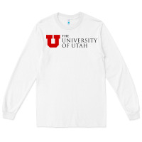 White The University of Utah Long Sleeve Tee - linhVisuals