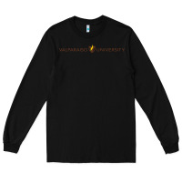 Black Valparaiso University Long Sleeve Tee - linhVisuals