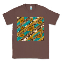 Chestnut leopard cowhide  leather sunflowers Classic Tee - Artiststas