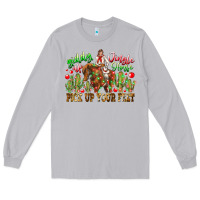 Moon Dust Giddy Up Jingle Horse Pick Up Your Feet Long Sleeve Tee - CowhideDigitalArt
