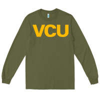 Army Green Virginia Commonwealth University Long Sleeve Tee - linhVisuals