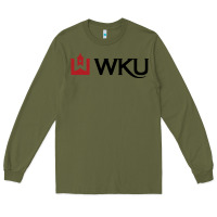 Army Green Western Kentucky University Long Sleeve Tee - linhVisuals