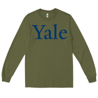 Army Green Yale University Long Sleeve Tee - linhVisuals