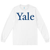 White Yale University Long Sleeve Tee - linhVisuals