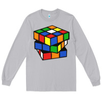 Moon Dust rubik cube Long Sleeve Tee - linhVisuals
