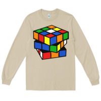 Mushroom rubik cube Long Sleeve Tee - linhVisuals