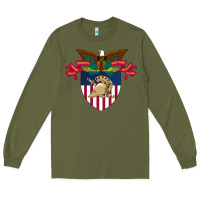 Army Green United States Military Academy West Point Long Sleeve Tee - linhVisuals