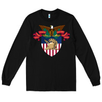 Black United States Military Academy West Point Long Sleeve Tee - linhVisuals