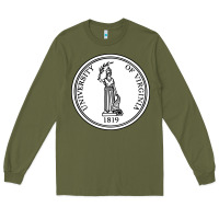 Army Green University of Virginia Long Sleeve Tee - linhVisuals