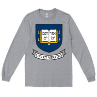Heather Grey Yale University Long Sleeve Tee - linhVisuals