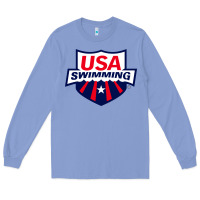 Colony Blue swimming team Long Sleeve Tee - linhVisuals