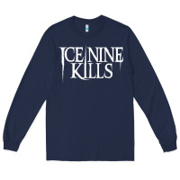 Navy ice nine kills Long Sleeve Tee - linhVisuals